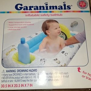 Inflatable safety bathtub
